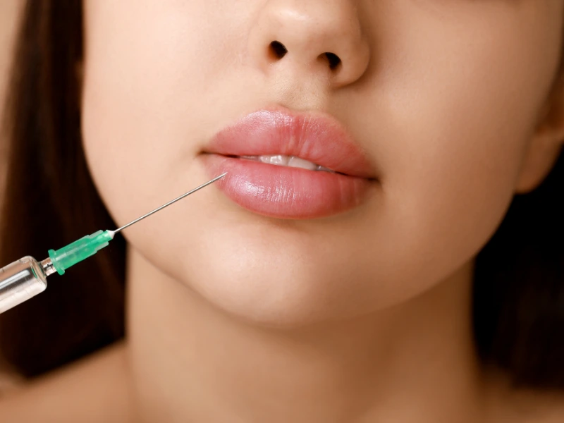 process of lip fillers